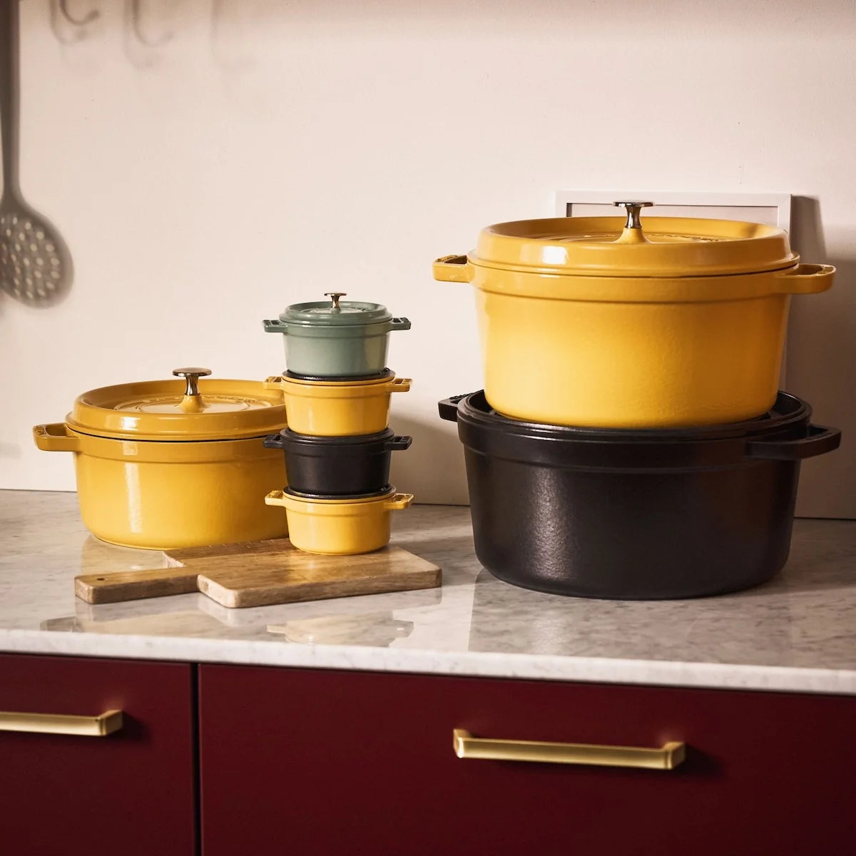 Staub Braadpan Gietijzer Citron