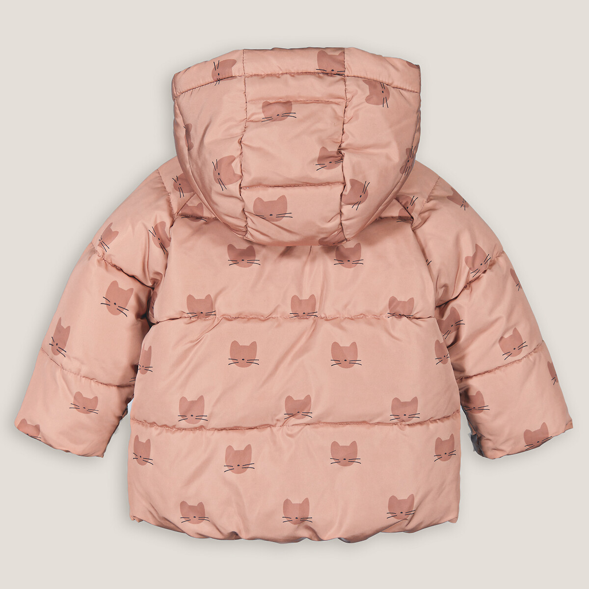 COLEÇÕES LA REDOUTE<br>Jaqueta de plumas quentinha com estampa de gato