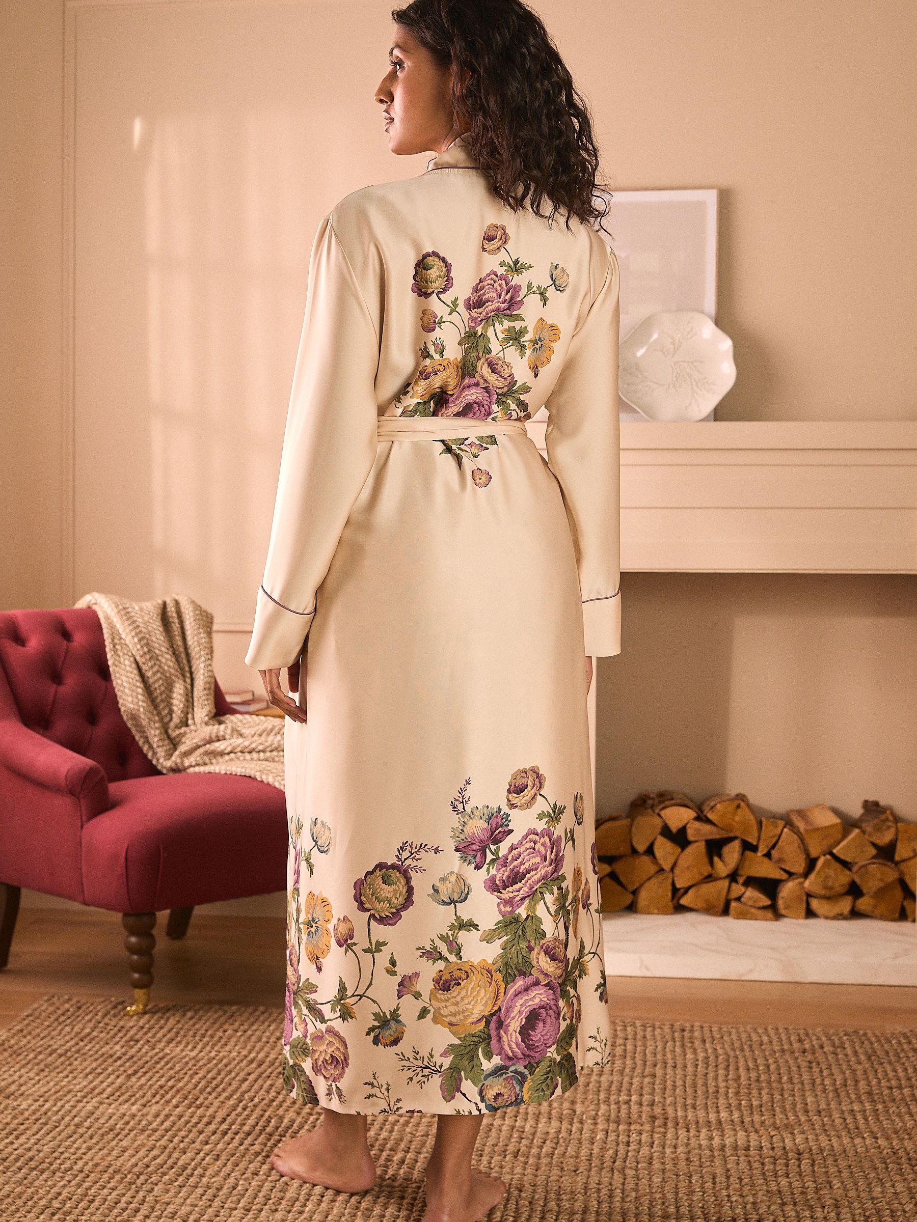 Laura Ashley Uffington Roses longline badjas