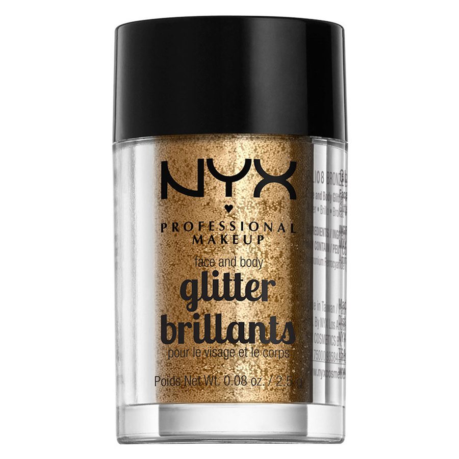 NYX Professional Makeup Face And Body Glitter Brilliants Bronze GLI08 2,5g