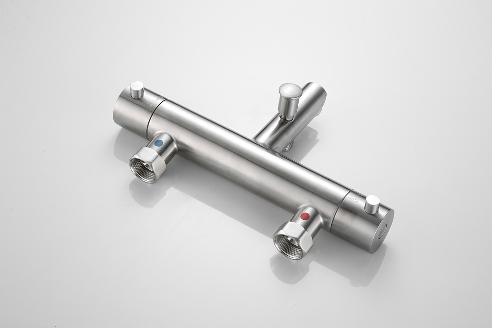 Saniclear Exclusive thermostatische opbouw badkraan RVS