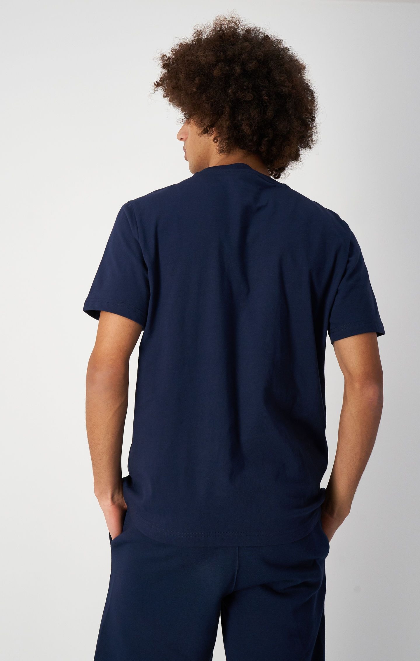 Rochester Crewneck T-Shirt Herre Navy Blazer