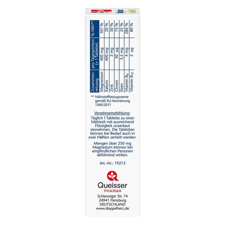 Doppelherz Magnesium+Kalium Tabletten, 30 St