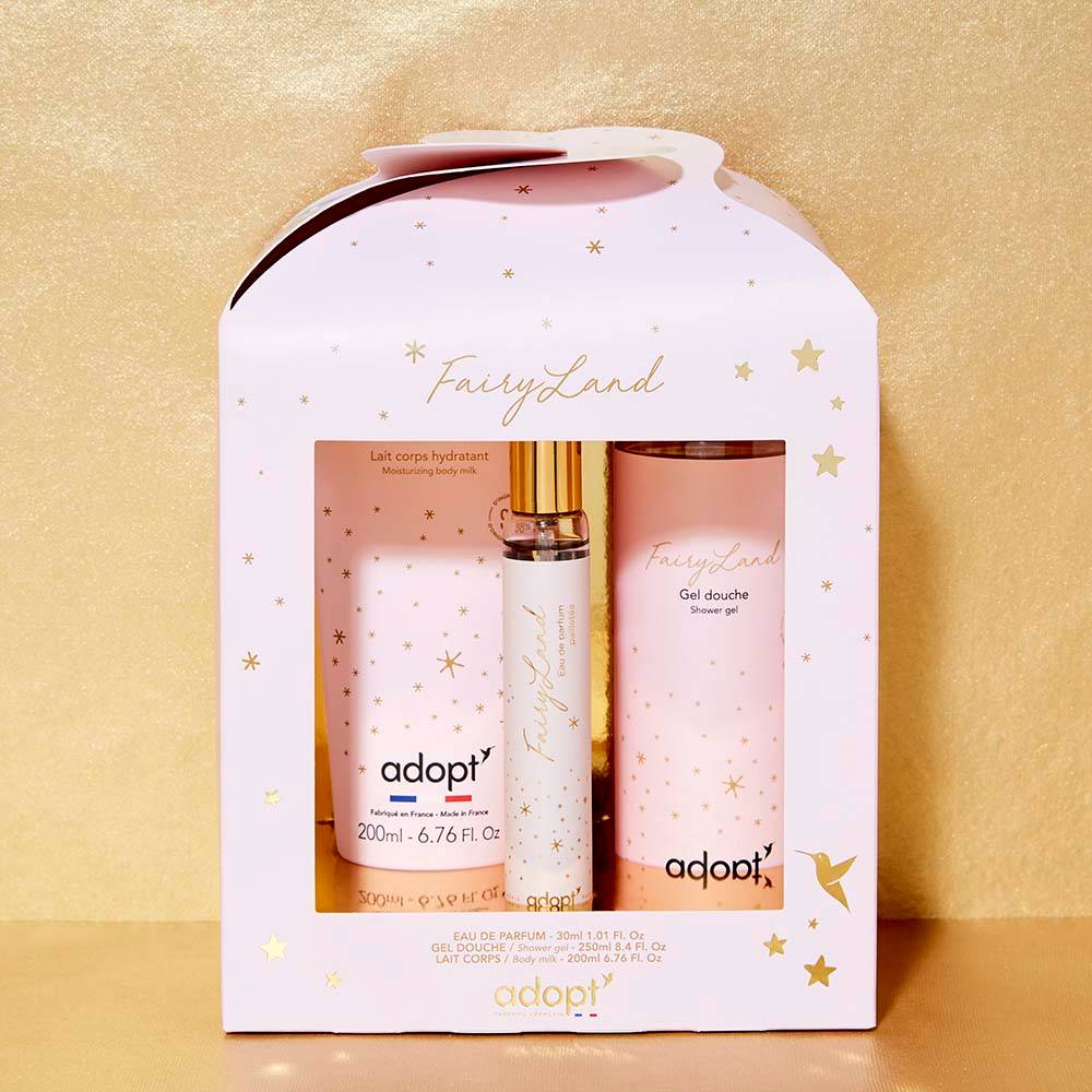 Fairy land - Coffret chalet eau de parfum 30ml + gel douche + lait corps
