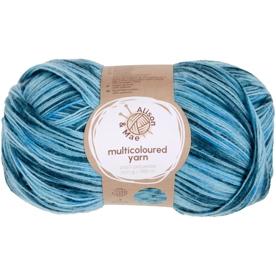Alison & Mae meerkleurig garen 200 gram