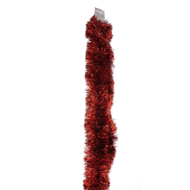 Lamettagirlande rot - ca. 10 x 200 cm