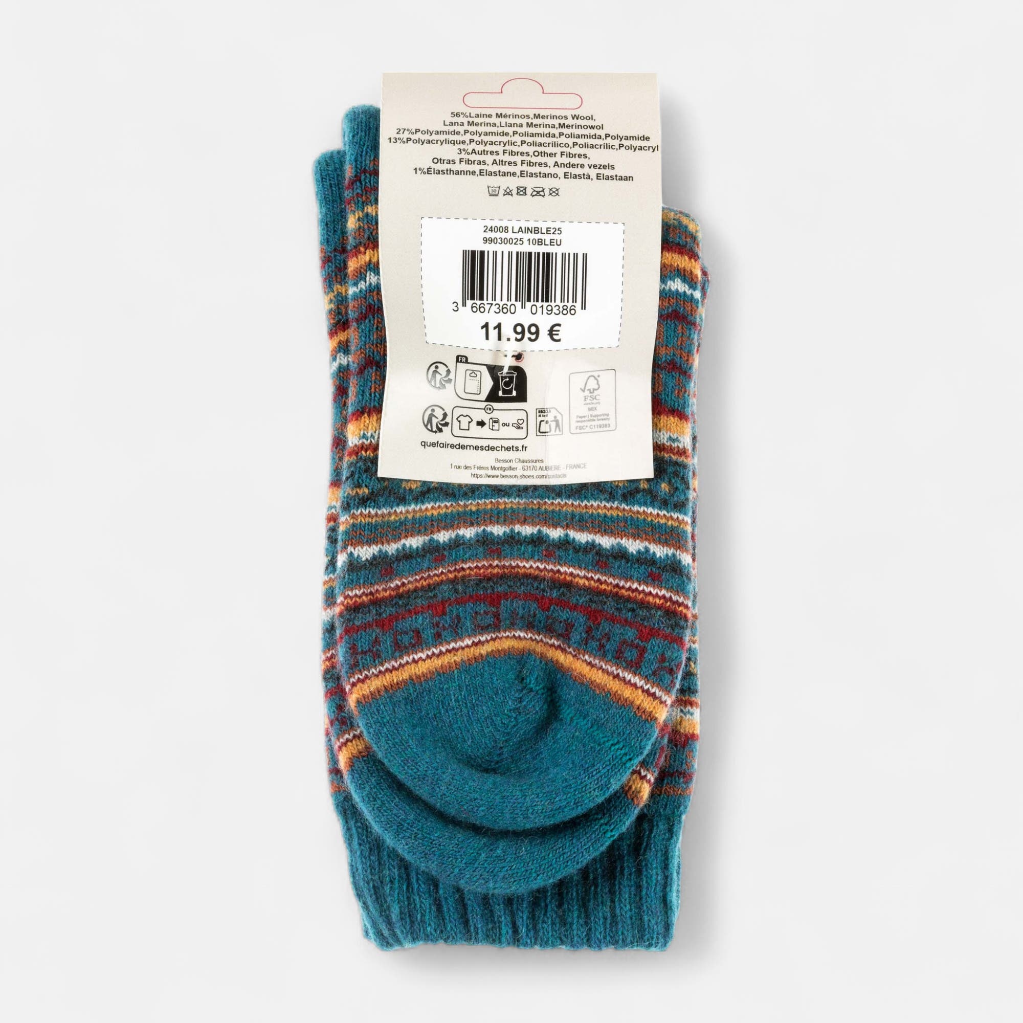 Chaussettes Femme bleu