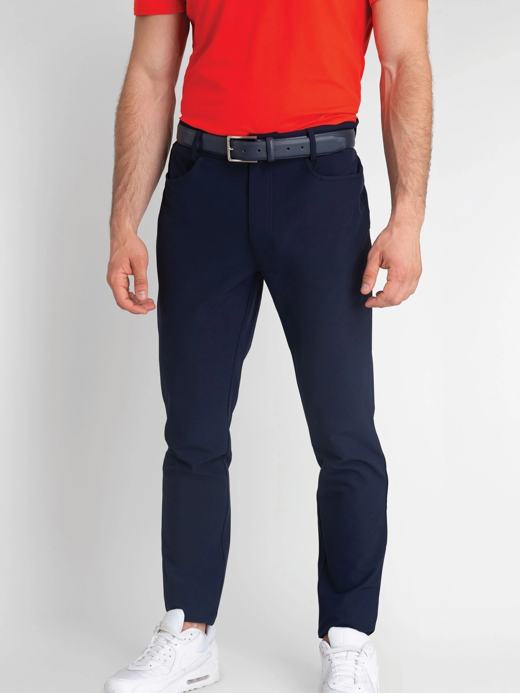 Blauw - Calvin Klein - Genius golfbroek met stretch in 4 richtingen