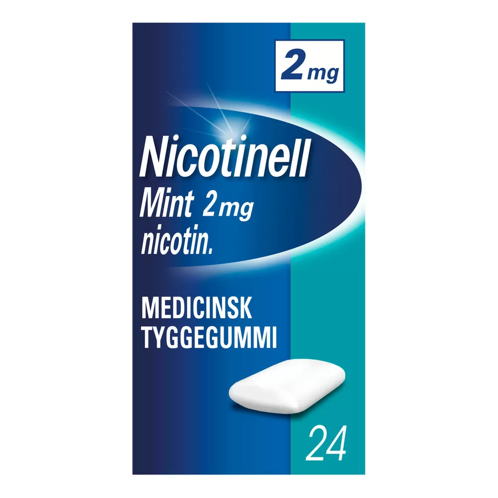 Nicotinell Tyggegummi Mint 2 mg - 24 stk.