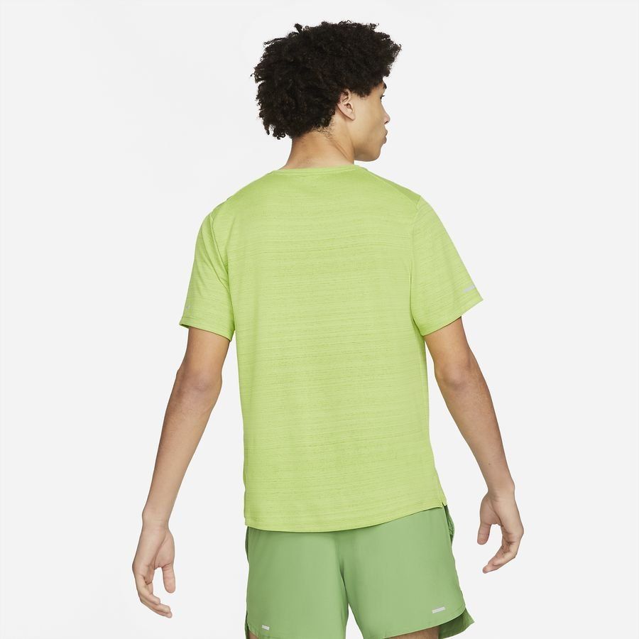 Nike T-shirt Running Dri-FIT Miller - Vert/Argenté