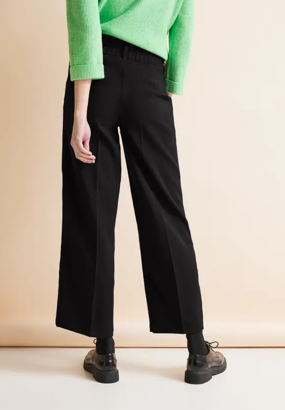 Loose Fit Twill Hose - Black