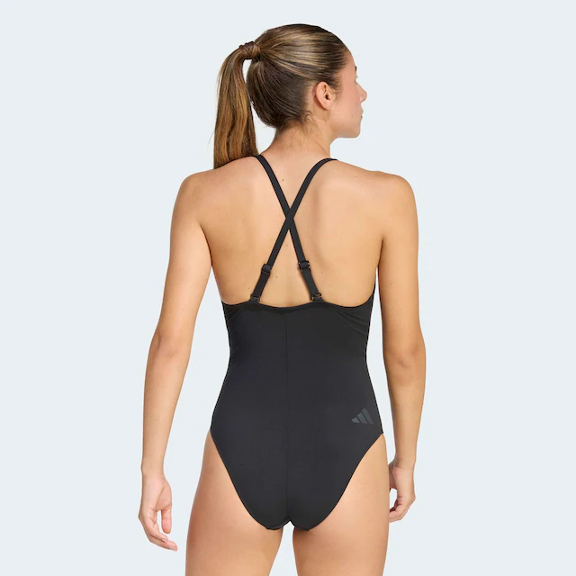 adidas Performance Badeanzug »3-STREIFEN HIGH NECK 2-WAY STRAPS PEACHSOFT«