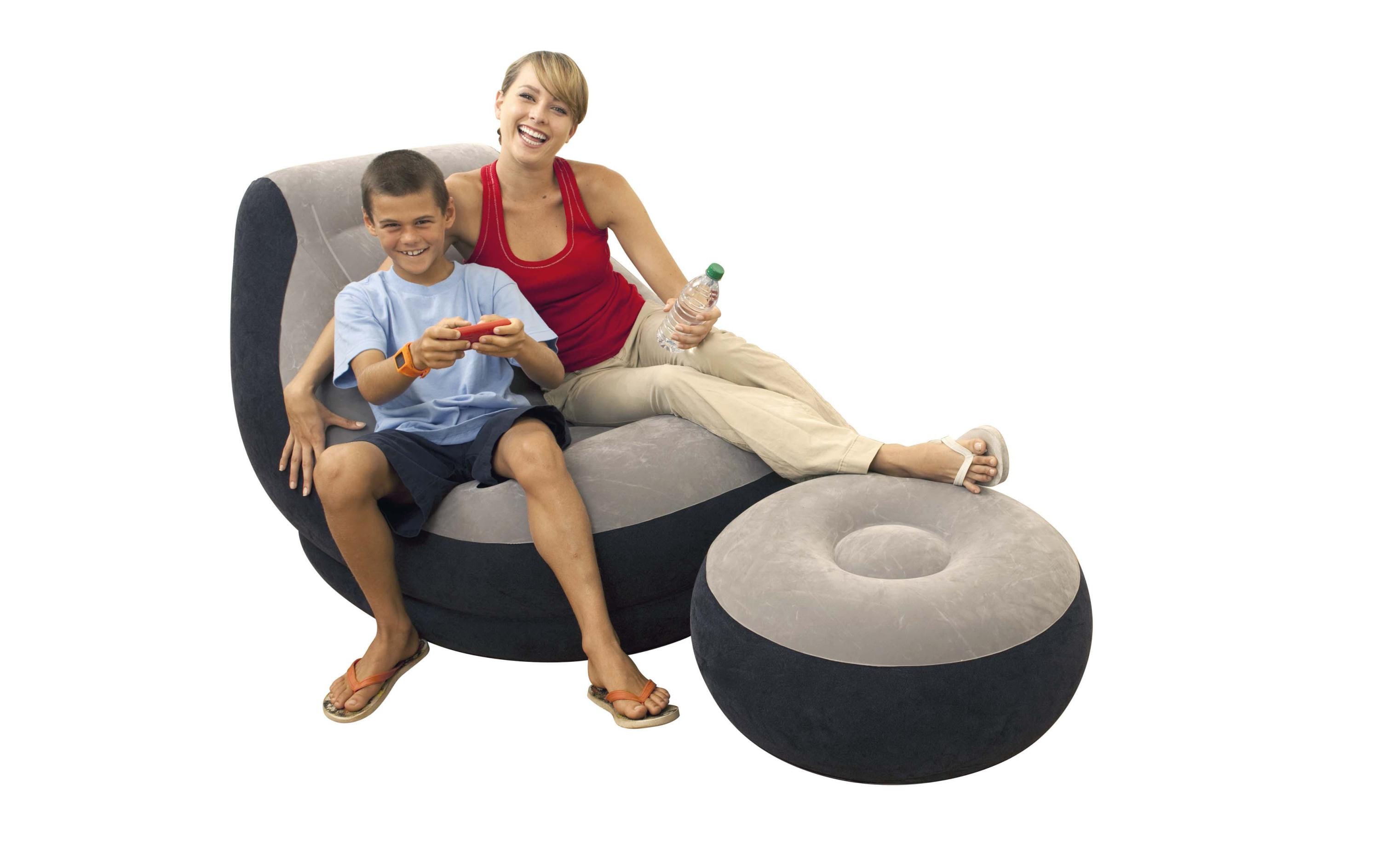 Aufblasbarer Sessel Ultra Lounge aufblasbar GrauSessel und Hocker