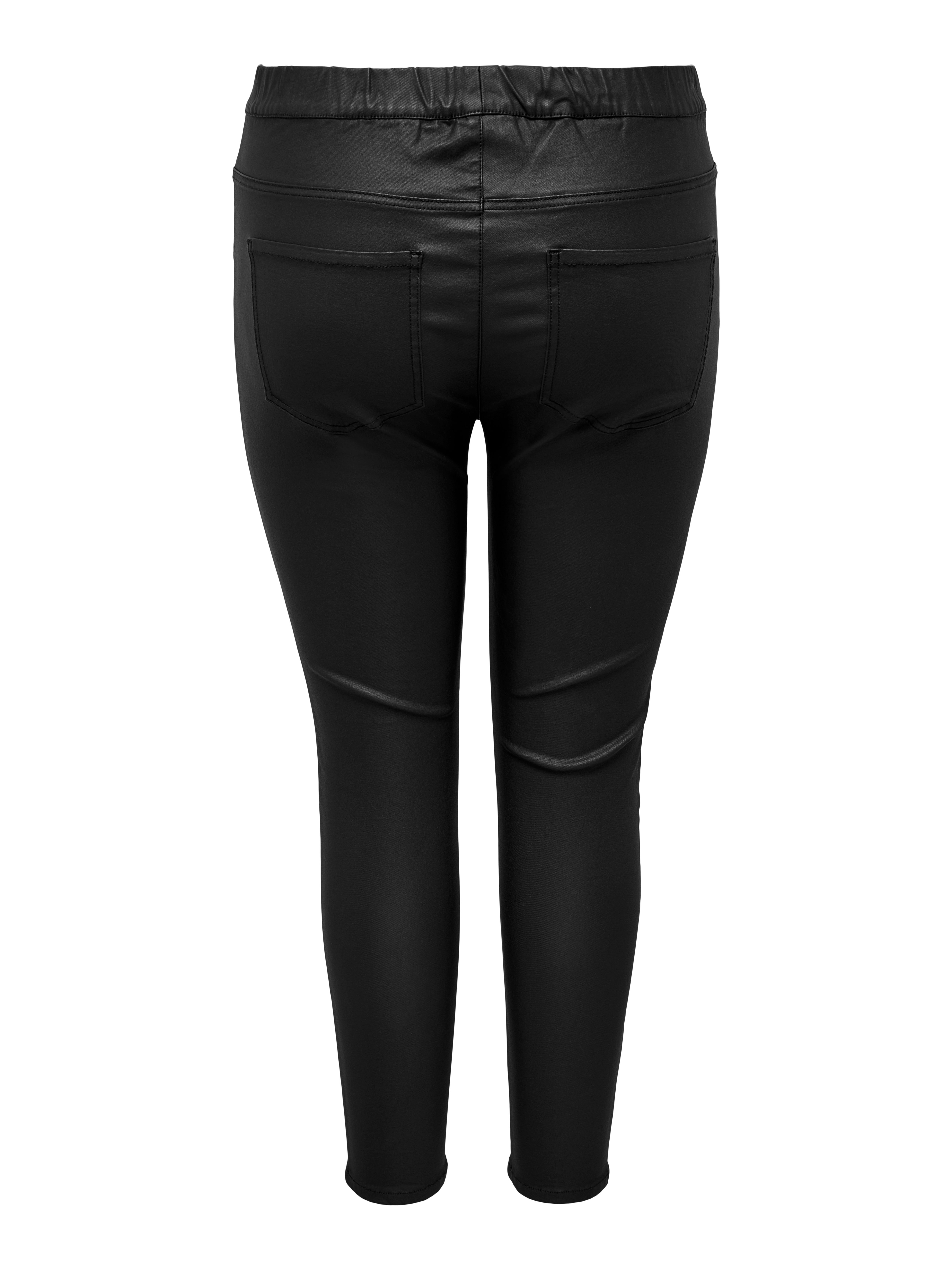 CARTHUNDERY Hohe Taille Jeggings Leggings Black