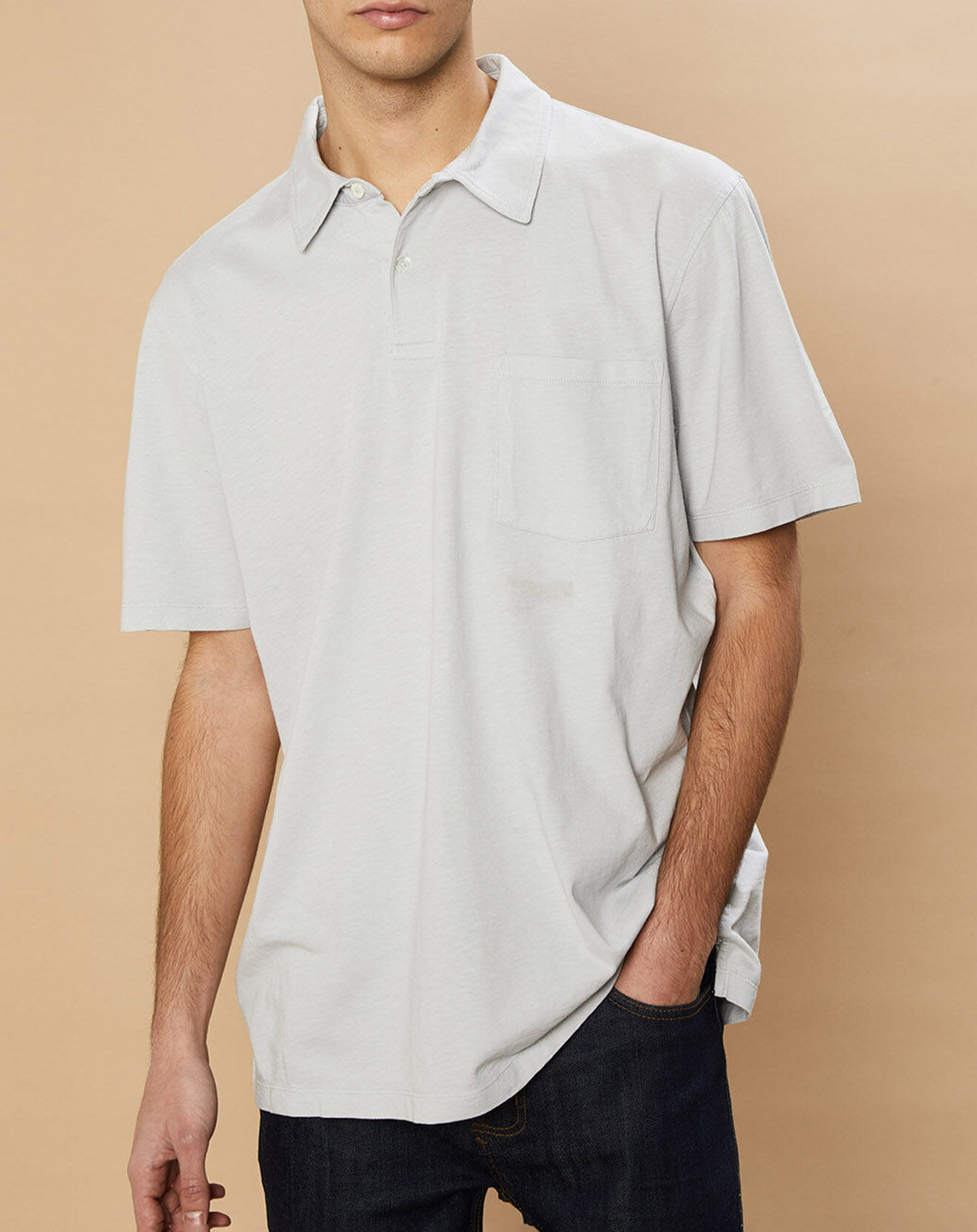 Hartford Polo piqué stone
