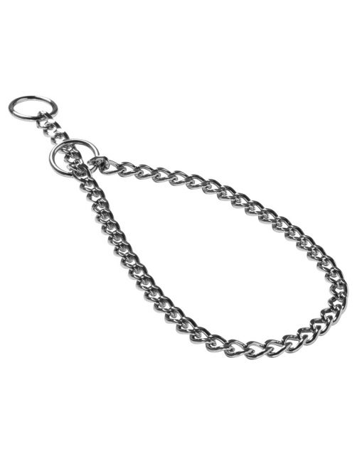 Adori Halsketting Middel Chroom - Hondenhalsband