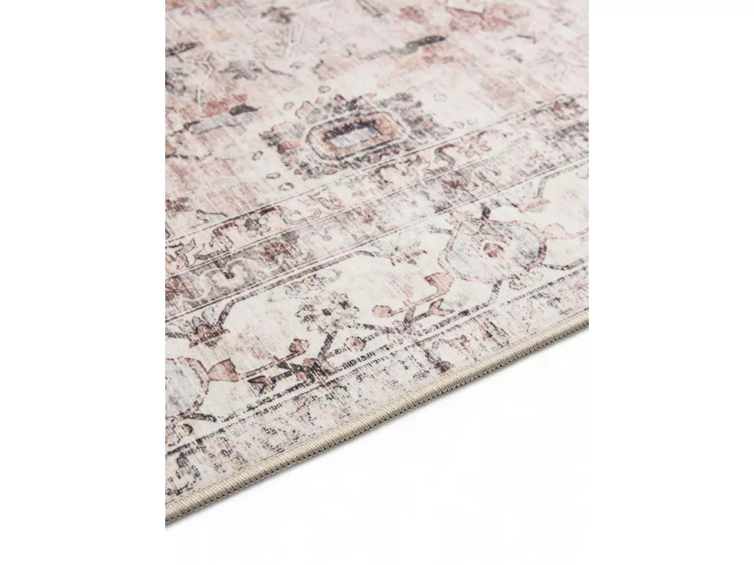 Tapis lavable George Crème/Taupe 120x170 cm