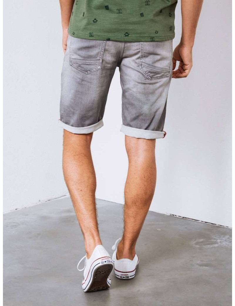 PETROL IND SHORT EN JEAN GRIS
