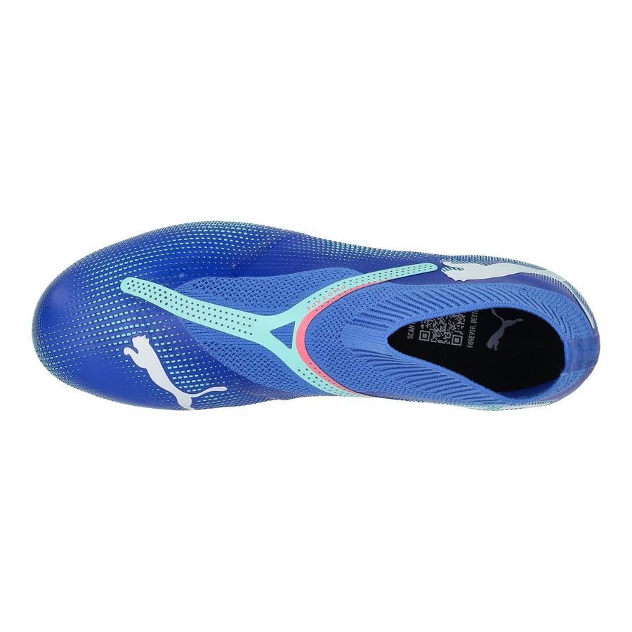 PUMA Future 7 Match   Laceless MG Formula - Bleu/Blanc/Bleu