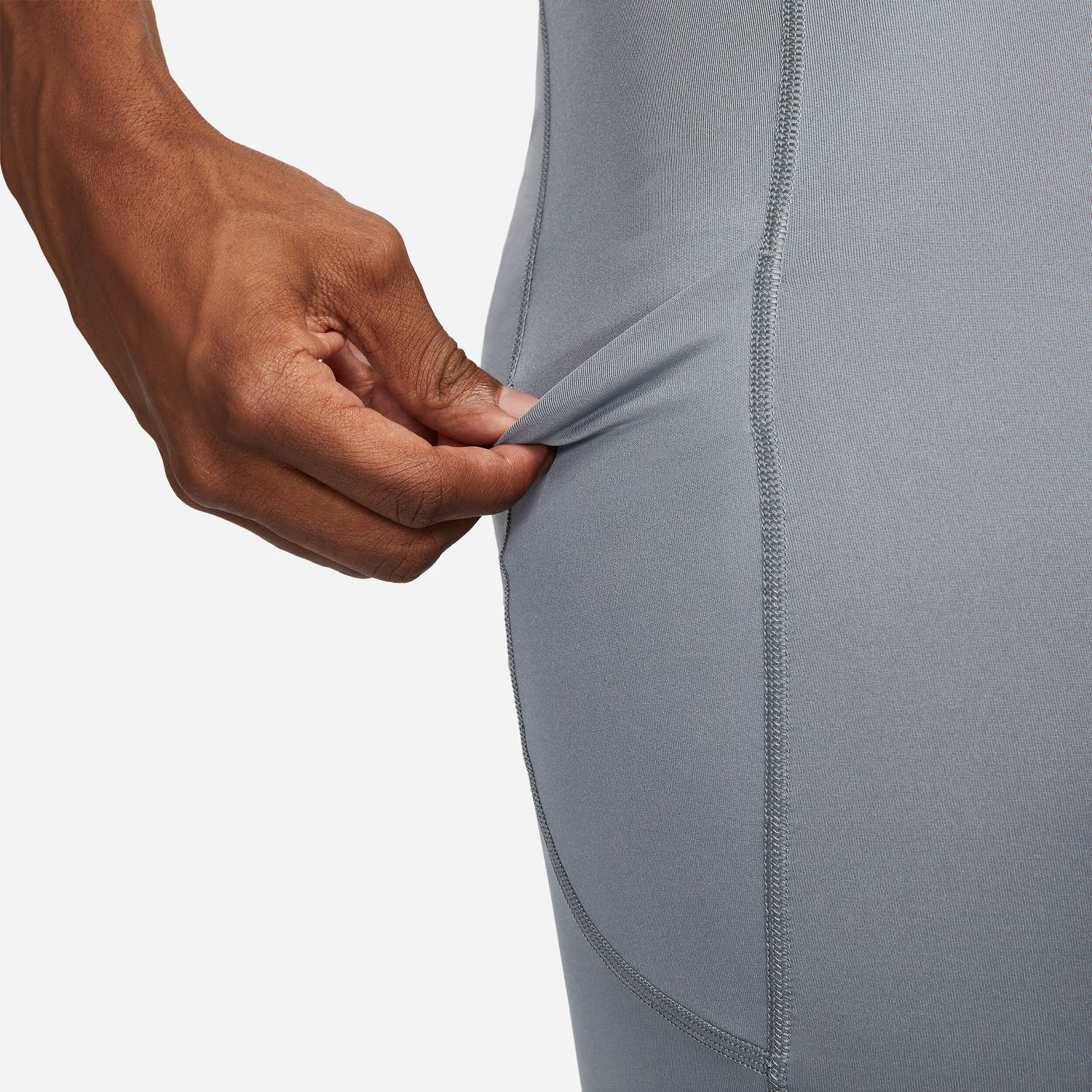 Nike Pro Shorts Hommes - Gris Clair , Noir