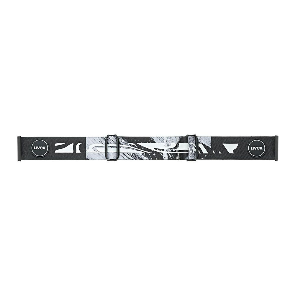 Uvex EVIDNT ATTRACT - Masque ski + écran supplémentaire black/mirror silver