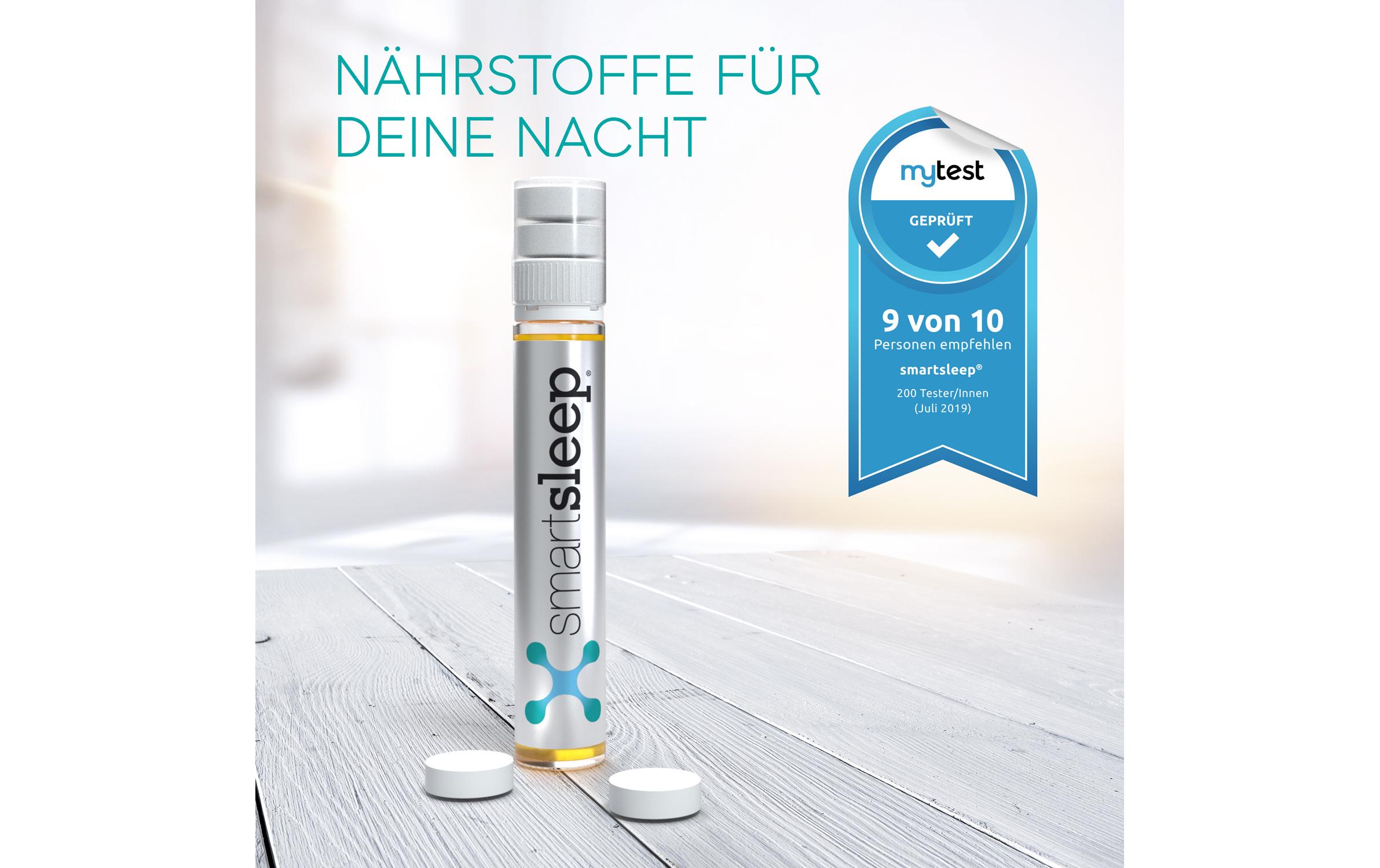 Original 7er Pack Ampullen mit 2 KautablettenVeganes Nahrungsergänzungsmittel für den Schlaf