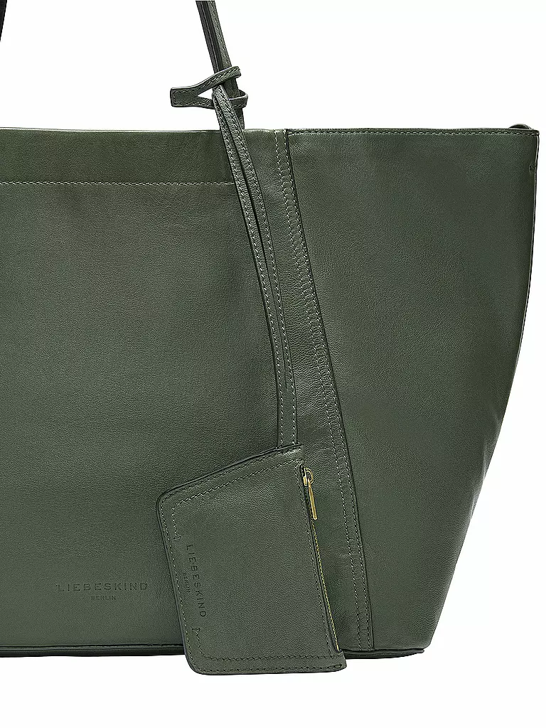 LIEBESKIND BERLIN Ledertasche - Shopper CHUDY Large dunkelgrün