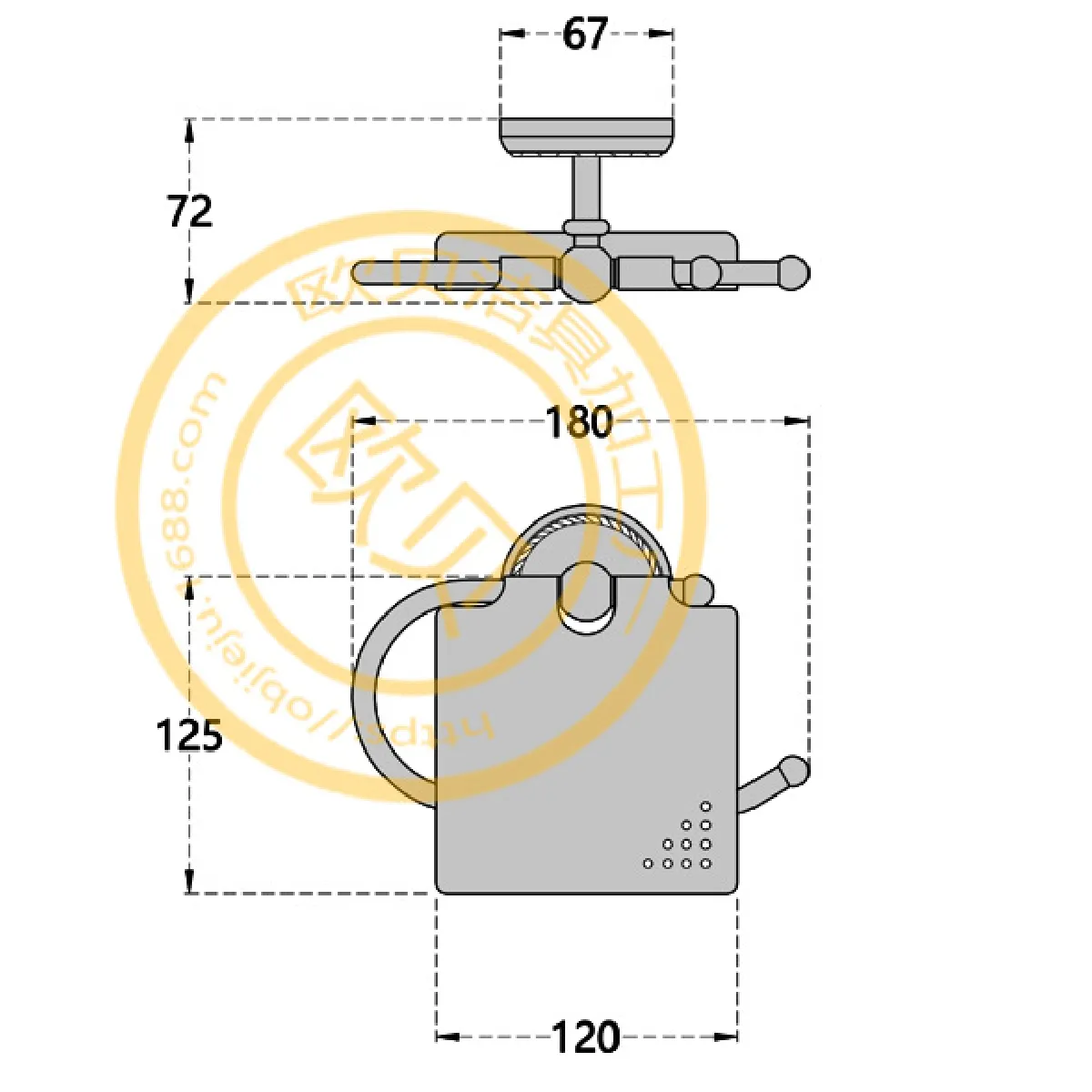 Ensemble salle de bain Universal laiton noir