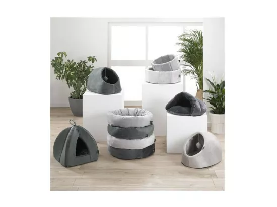 Coussin rond pour chat 