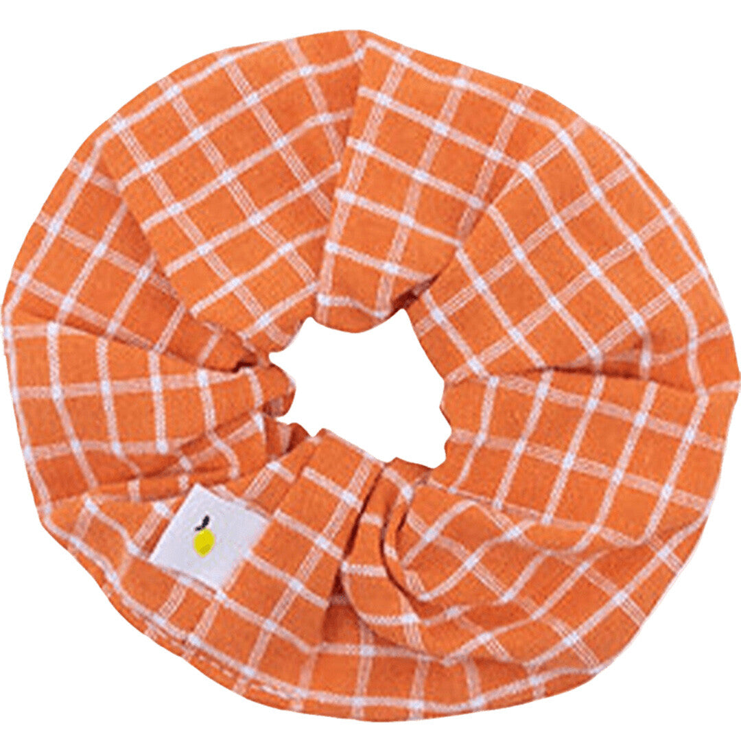 Sticky lemon scrunchie - farmhouse - carrot orange