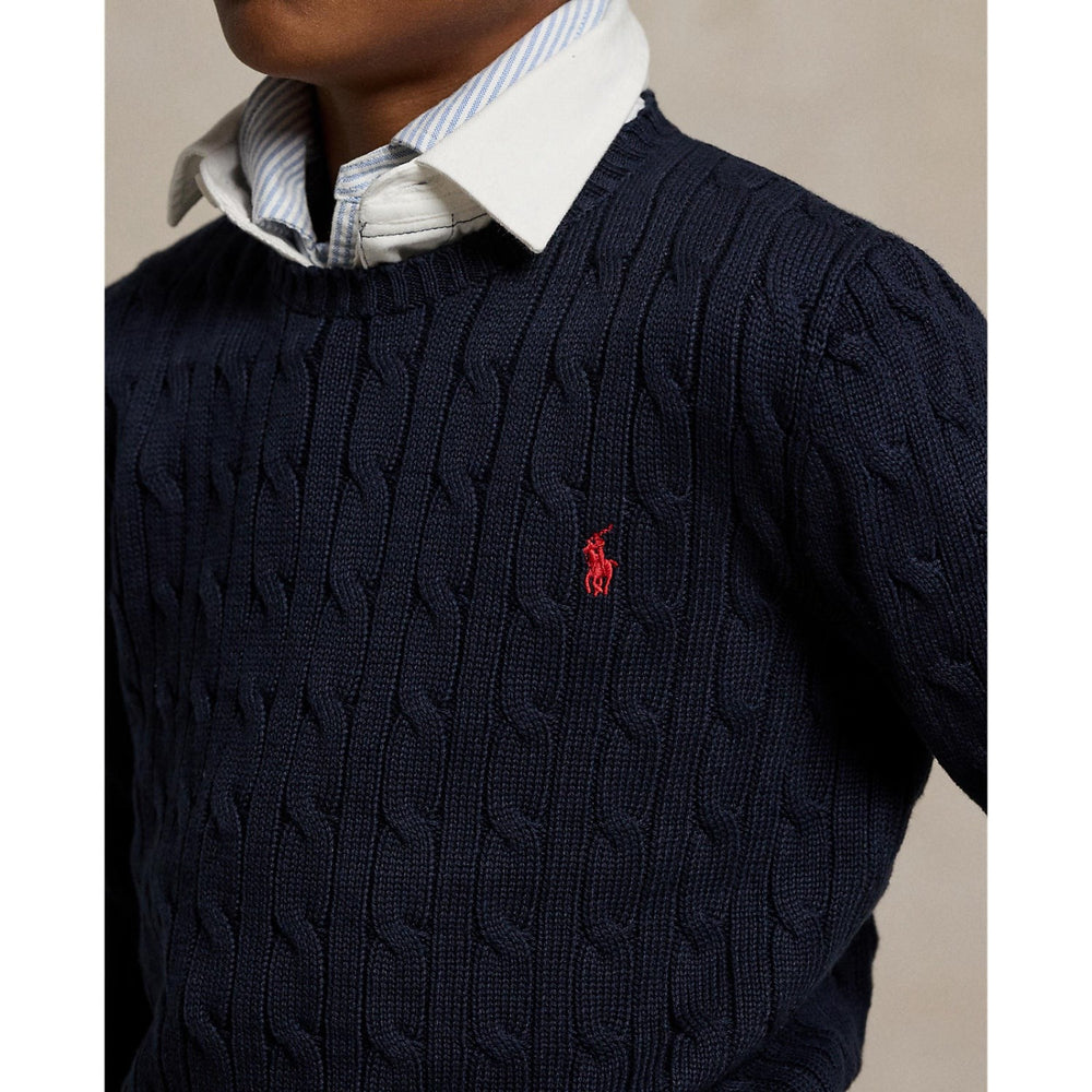 Køb Polo Ralph Lauren Boy Pullover Rl Navy