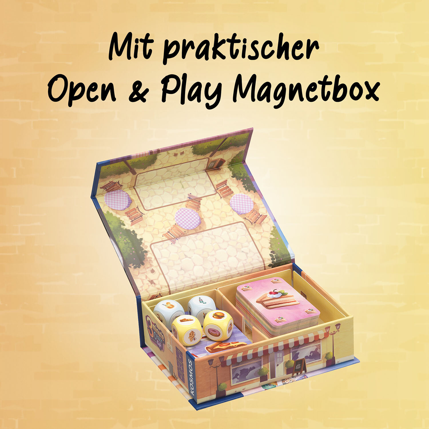 Gesellschaftsspiel 3 MINUTE CRAZY CAFÉ in bunt