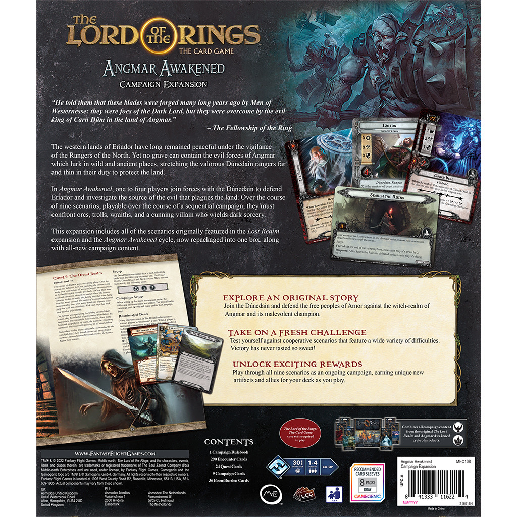 Lord of the Rings LCG - Angmar Awakened Campaign Expansion