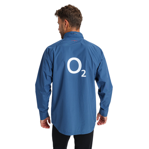 Jaqueta impermeável Umbro da seleção inglesa de rugby, temporada 22/23