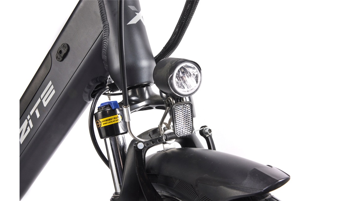 El-cykel Comfort Plus 36V-11,6Ah 7-gear antracit sort