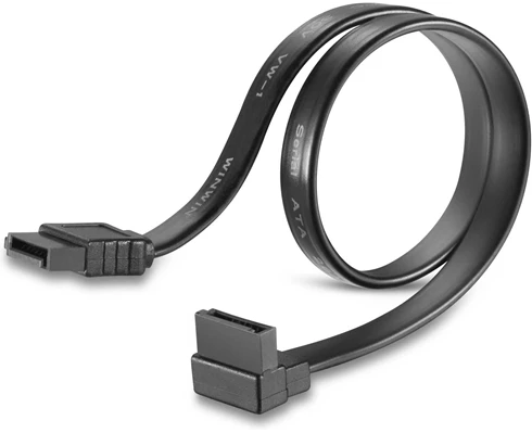 Andersson SATA 6 - Straight-Angled 0,3M Black