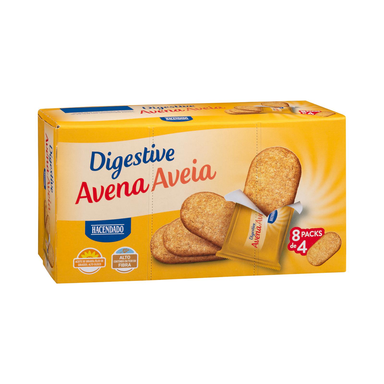 Biscuits digestifs à l'avoine Hacendado