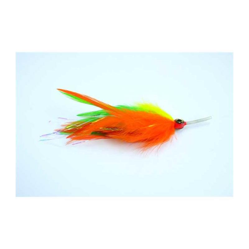 Mouche Mer Tof Sailfish Tube - Orange / Chartreuse