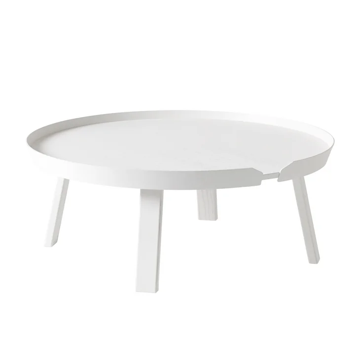 Muuto - Around Couchtisch Ø 95 cm, weiss