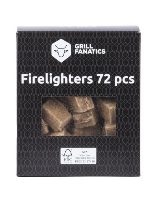 Grill Fanatics Aanmaakblokjes Bruin - Barbecue - 72 72 stuks