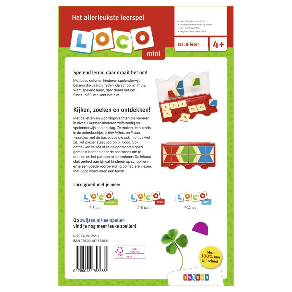 Loco Letterplons Letterpakket