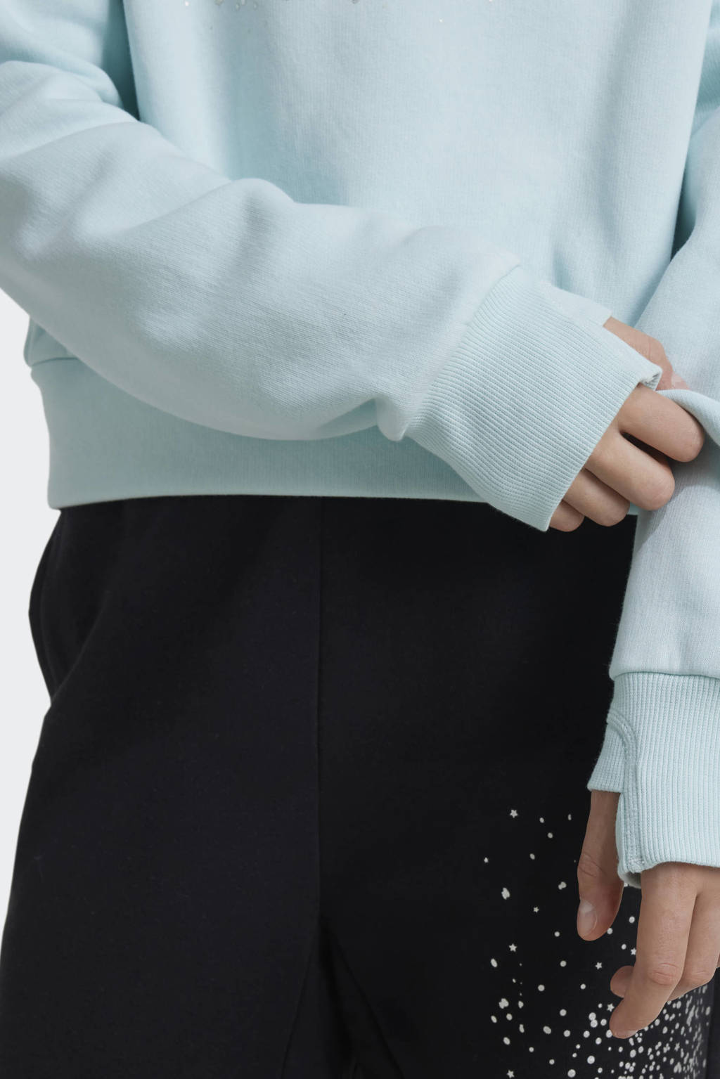 adidas sweater lichtblauw