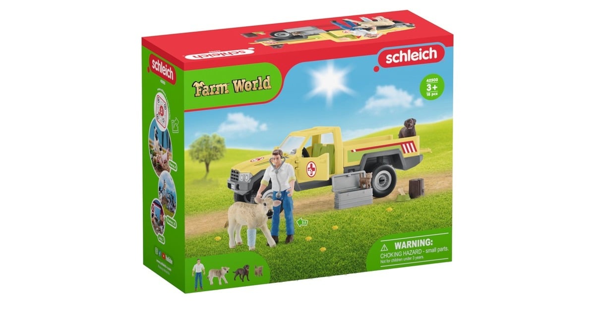 SchleichFarm World - Dierenartsbezoek op de boerderij speelfiguur