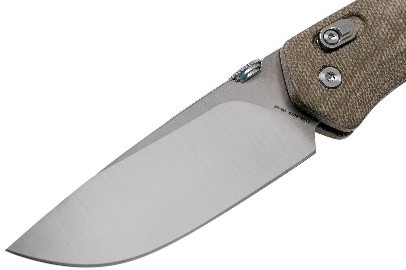 The James Brand The Carter XL, OD Green Micarta, Stainless zakmes JAKN116127-00