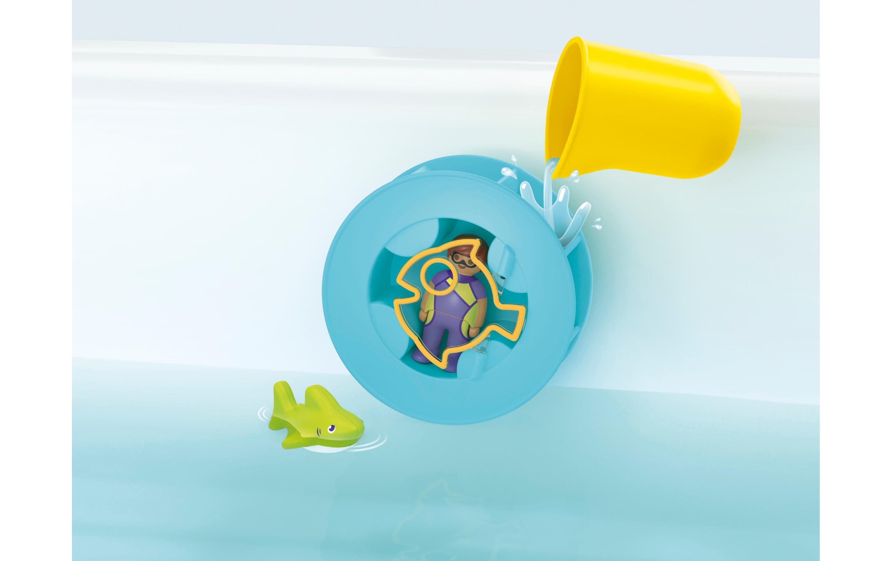 Junior AQUA: Wasserwirbelrad mit Babyhai 71688Figuren-Set für Kinder