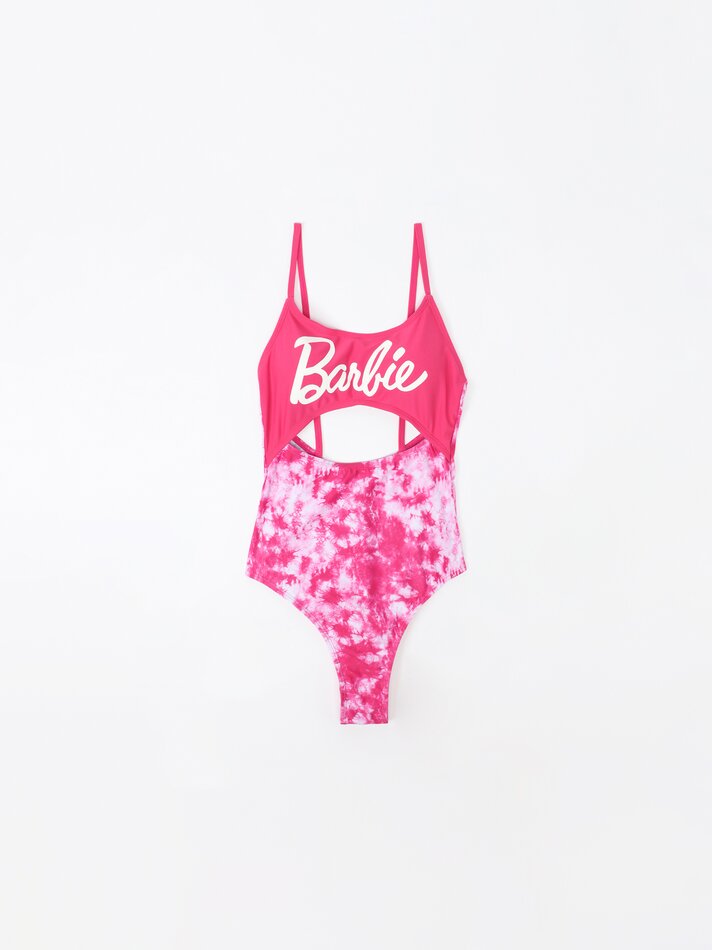 Maiô estampado da Barbie - Rosa
