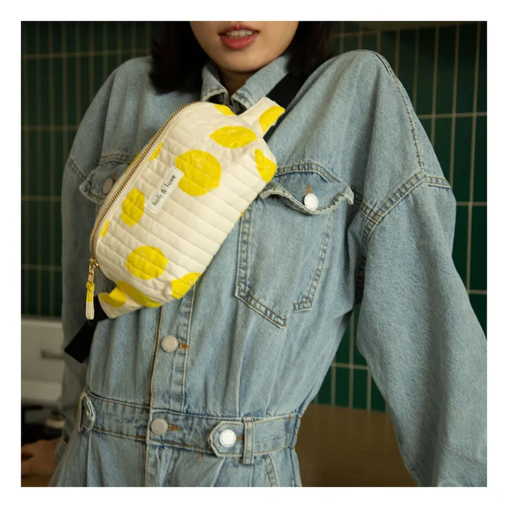 Holi & Love Sac Banane Citron Coton Bio | Jaune