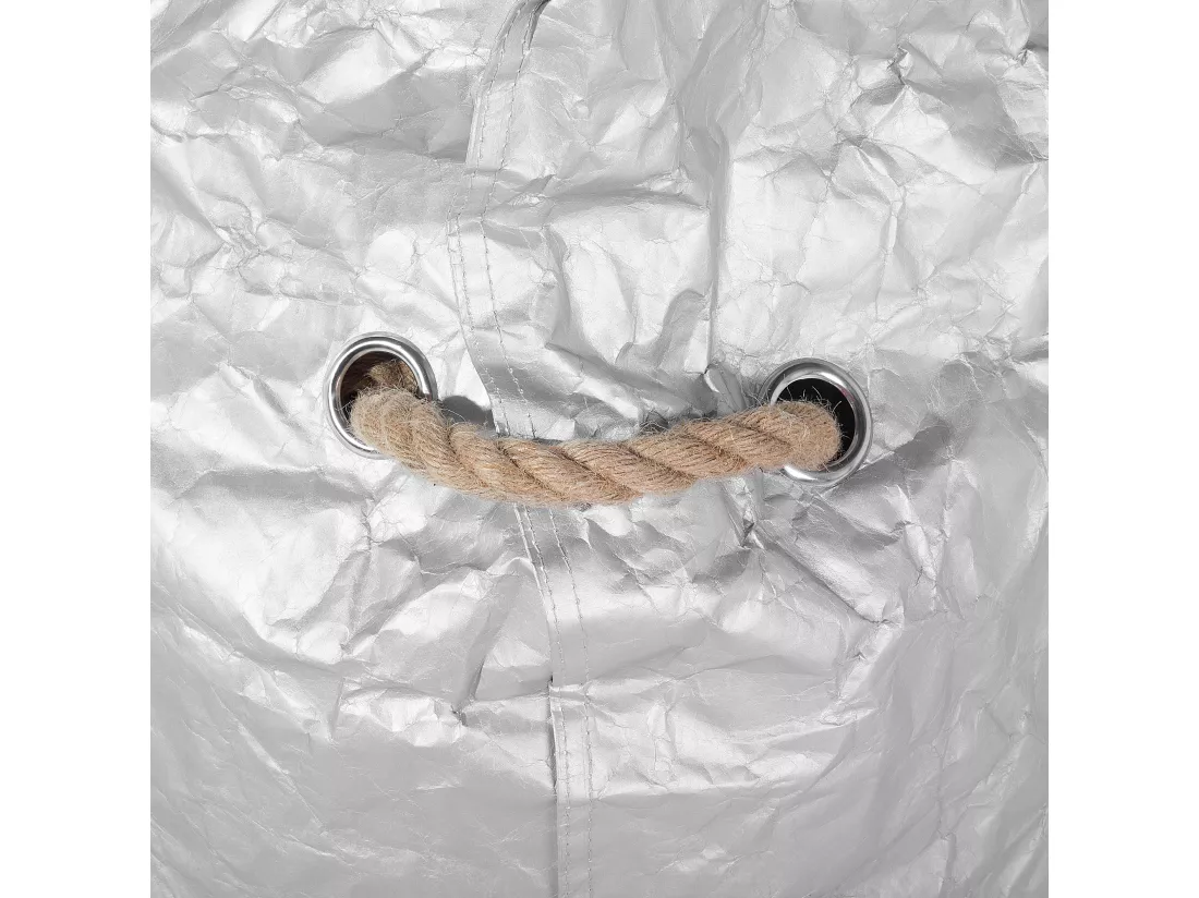 Pouf poire 200 L DROP 63 cm 75 cm Argenté