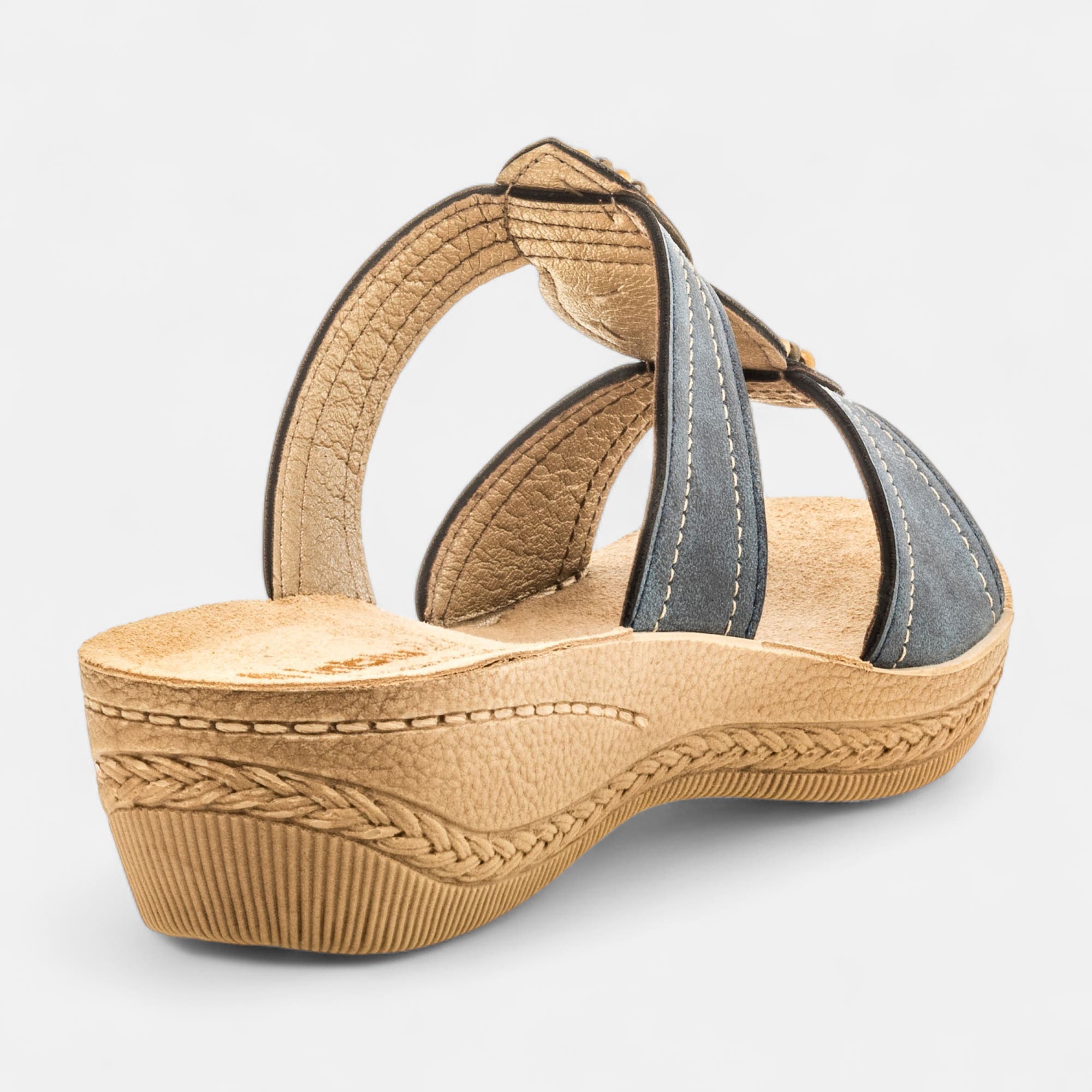 Mules Femme bleu marine