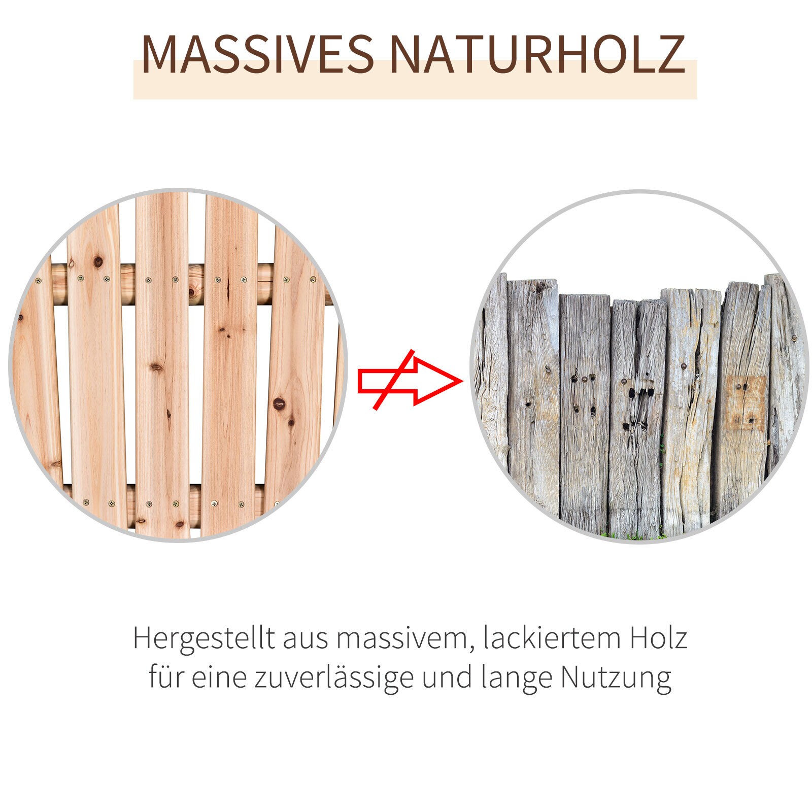Outsunny Hollywoodschaukel als 2-Sitzer 187 x 137 x 170 cm (BxTxH)